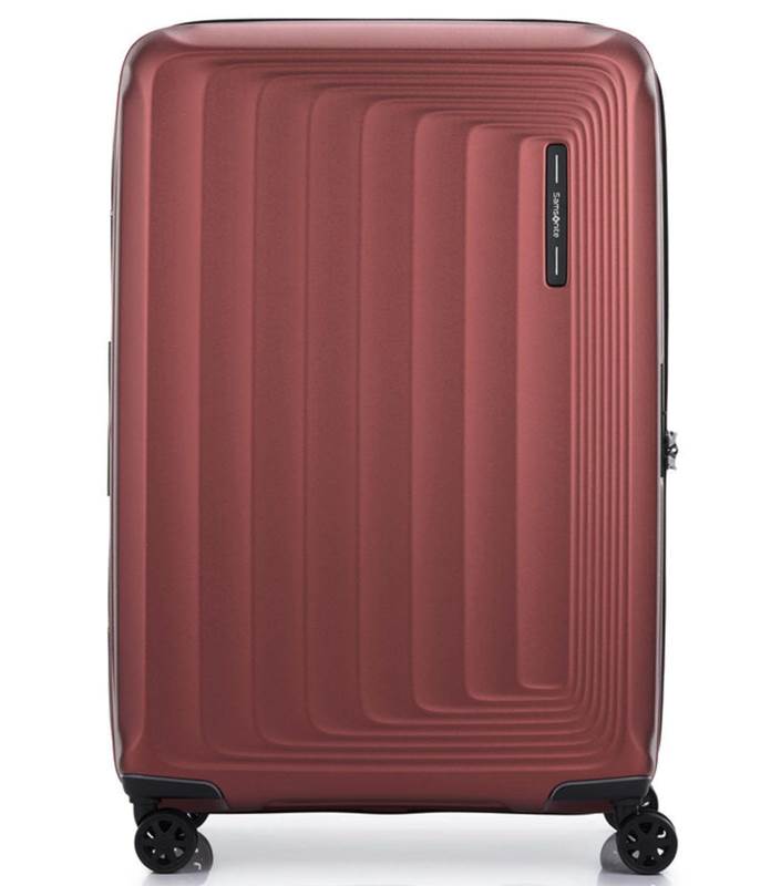 Samsonite Nuon 75 cm Expandable Spinner Suitcase - Terracotta Red