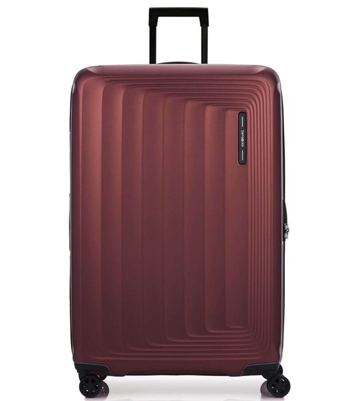 Samsonite Nuon 81 cm Expandable Spinner Suitcase - Terracotta Red