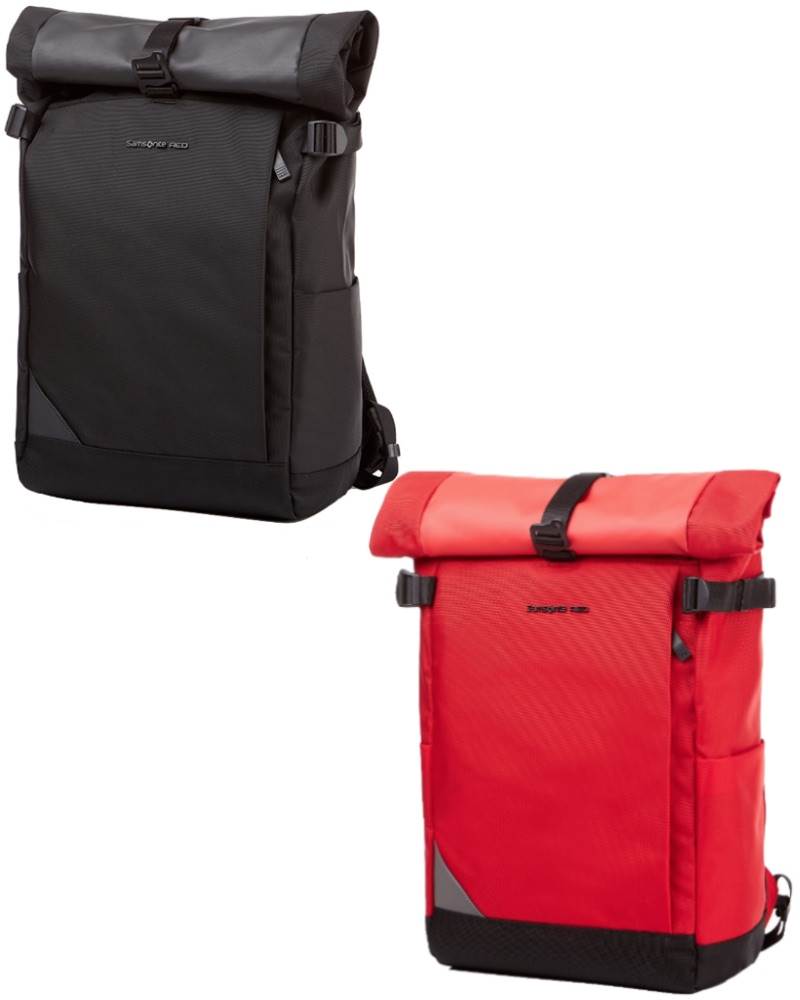 samsonite backpack red line