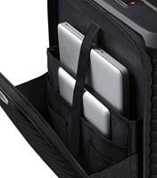 Laptop and tablet pockets in front compartment