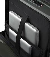 Laptop and tablet pockets in front compartment