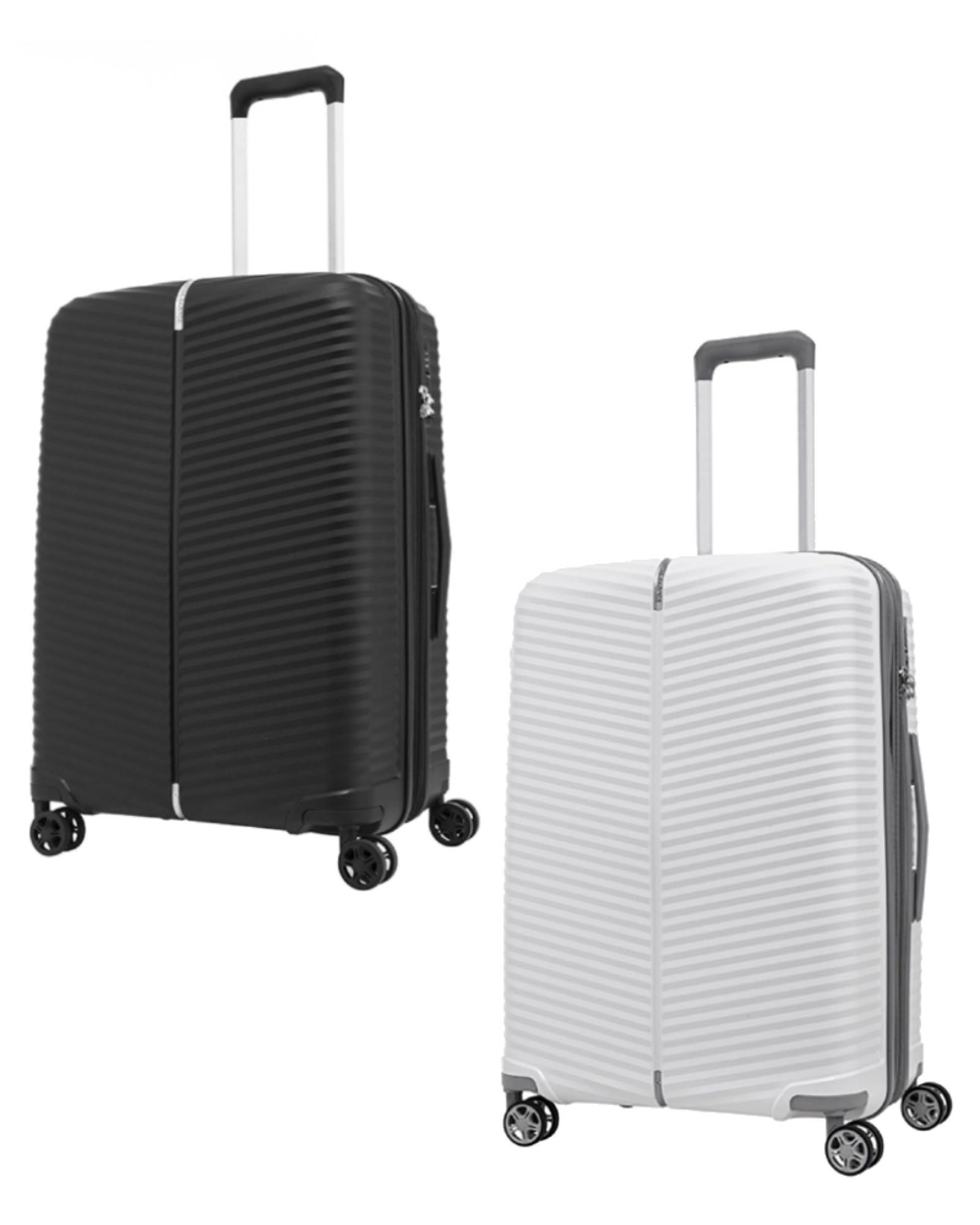 suitcase recessed wheels