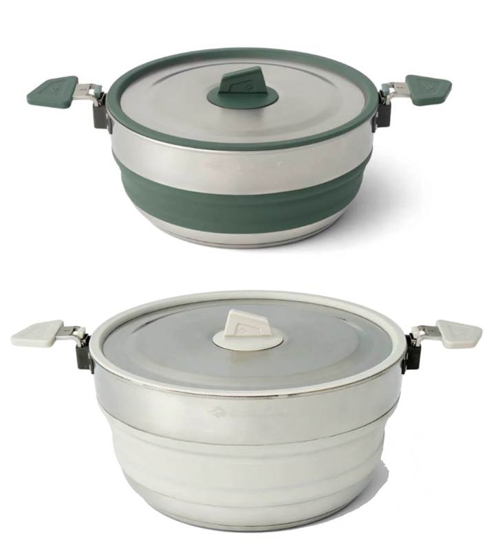 Sea To Summit Detour Stainless Steel Collapsible Pot - Available in 2 Sizes