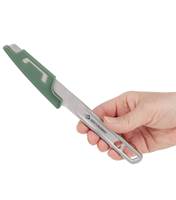 Includes moulded blade cover for added safe handling and to protect the sharp edge