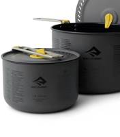 Includes a 1.3L and a 3L pot to provide plenty of cooking versatility in your lightweight camp kitchen set