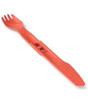 Clip-together functionality: Snap the two utensils together to form a long-handled Spork