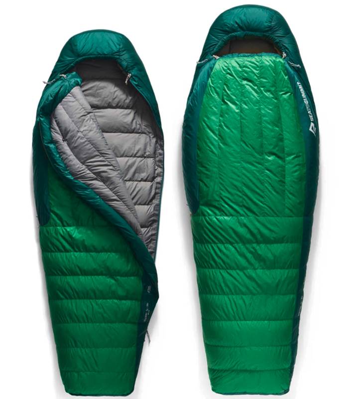  Sea to Summit Ascent -9°C / 15°F Ultra Dry Down Relaxed Mummy Sleeping Bag - Green