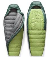 Sea to Summit Ascent Women's -1°C / 30°F Ultra Dry Down Relaxed Mummy Sleeping Bag - Green