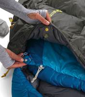 QuiltLock system and drawcord footbox means the Ember can be secured to a Sea to Summit sleeping bag for additional warmth in colder weather