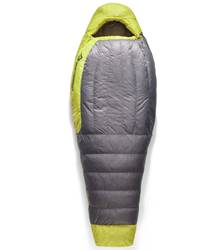 Sea to Summit Spark Womens -1°C / 30°F Ultra Dry Down Sleeping Bag (Long Mummy) - Grey / Yellow