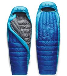 Sea to Summit Trek -1°C / 30°F Ultra Dry Down Relaxed Mummy Sleeping Bag - Blue