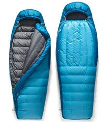 Sea to Summit Trek Womens -1°C / 30°F Ultra Dry Down Tapered Rectangular Sleeping Bag - Blue