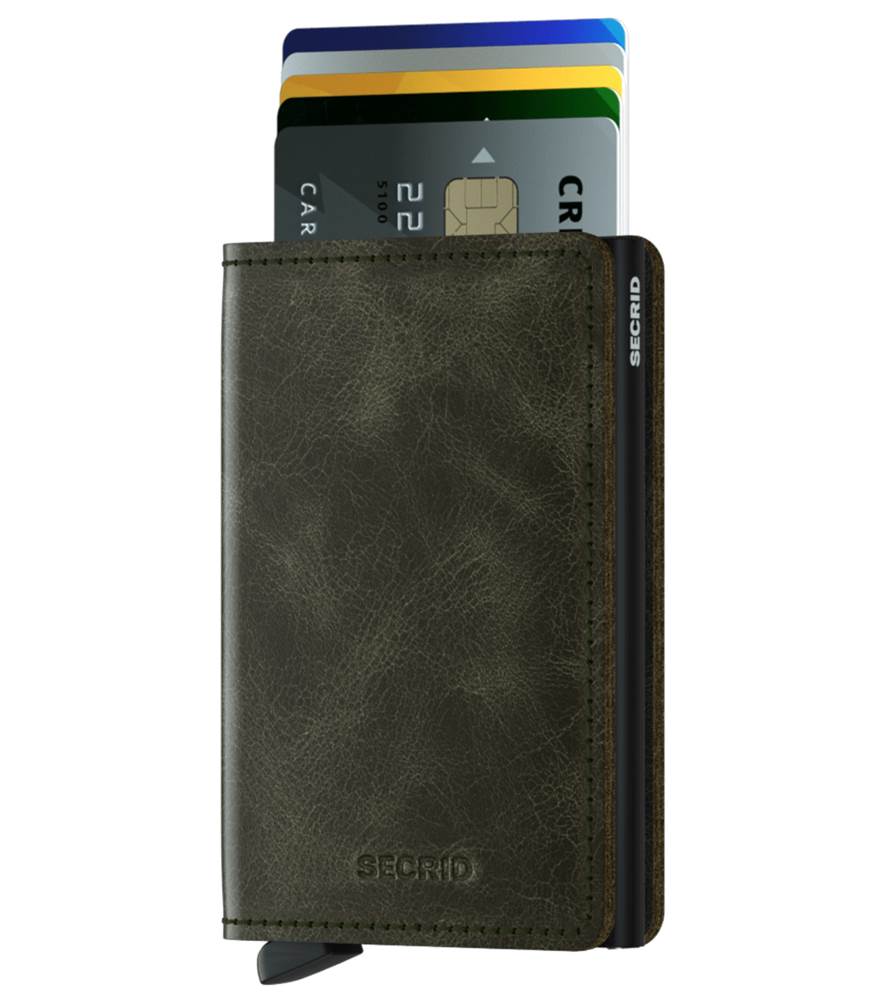Secrid Slimwallet Compact RFID Wallet - Vintage and Yard Leather by ...