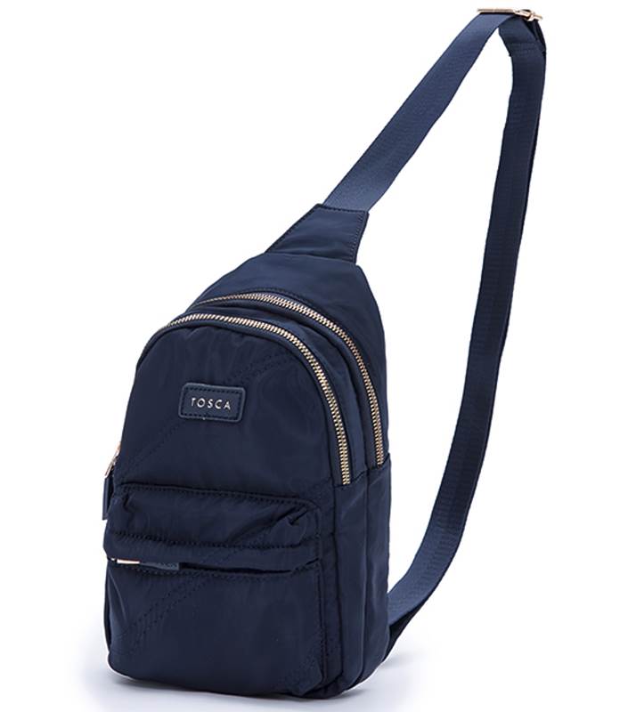 Tosca Harlow Slinger Bag - Navy Stitch