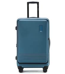 Tosca Horizon 66 cm 4-Wheel Expandable Front Opening Case - Blue