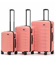 Tosca Interstellar 2.0 - 4-Wheel Expandable Luggage Set of 3 - Peach (Small, Medium and Large)