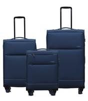 Tosca SO LITE  4-Wheel Suitcase Set of 3 - Blue (Carry-on, Medium and Large)