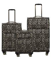 Tosca SO LITE  4-Wheel Suitcase Set of 3 - Leopard (Carry-on, Medium and Large)