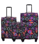 Tosca SO LITE  4-Wheel Suitcase Set of 3 - Paisley (Carry-on, Medium and Large)