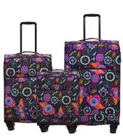 Tosca SO LITE 4-Wheel Suitcase Set of 3 - Paisley (Carry-on, Medium and Large)