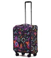 Feather light styled soft trolly carry-on case