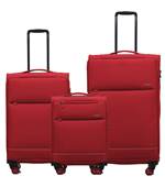 Tosca SO LITE  4-Wheel Suitcase Set of 3 - Red (Carry-on, Medium and Large)