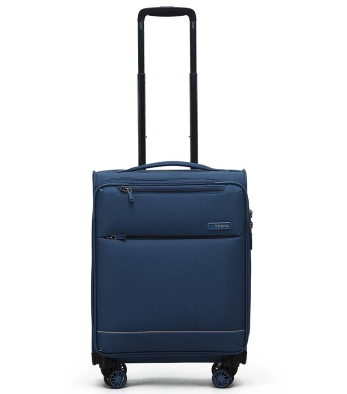 Tosca So Lite - 54 cm 4-Wheel Carry-On Suitcase - Blue