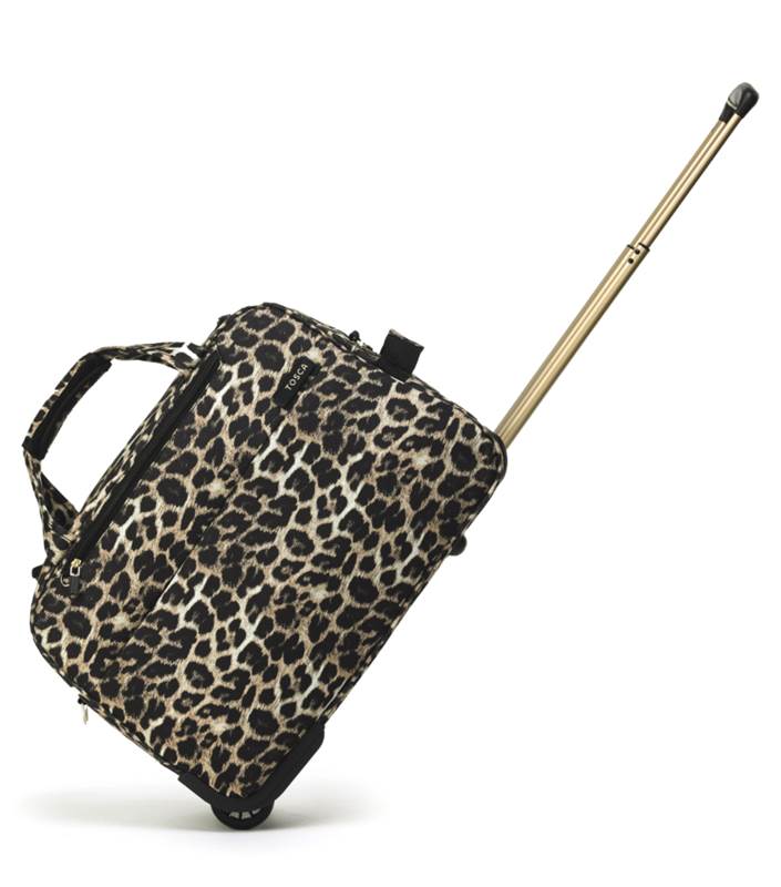 Tosca So Lite Onboard Wheel Bag - Leopard