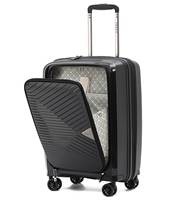 Tosca Space-X 55 cm 4-Wheel Laptop Carry On Suitcase - Black