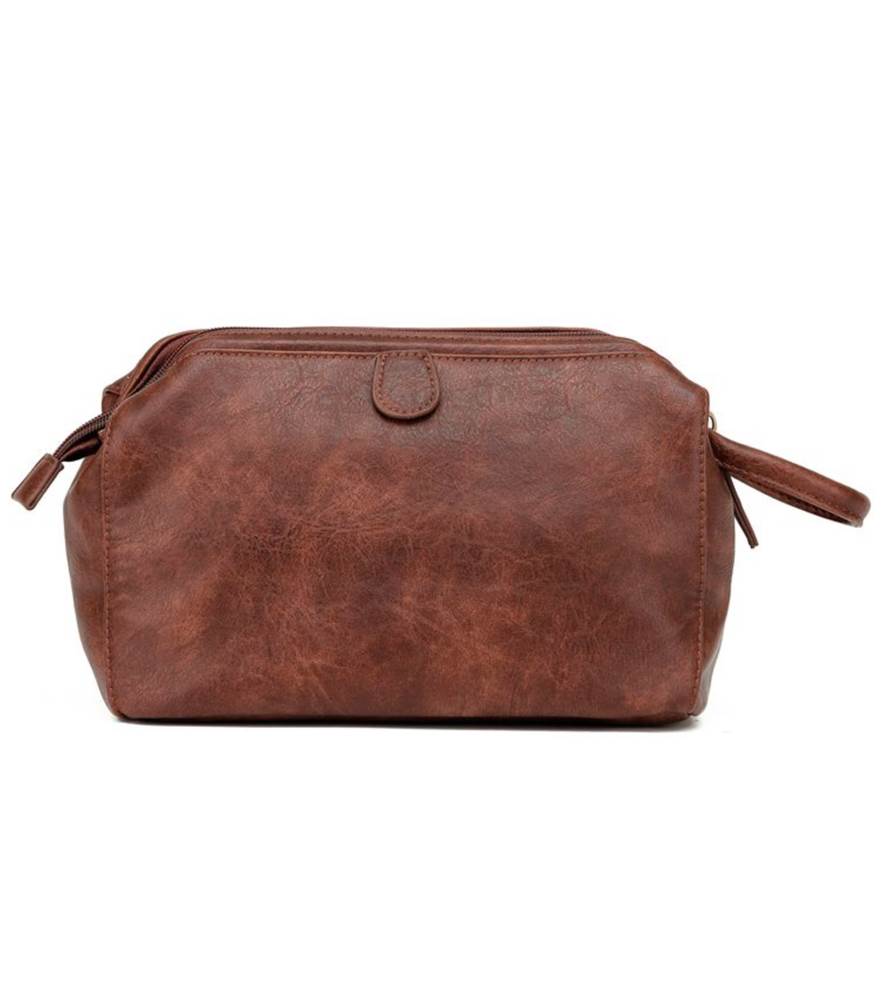 Tosca Vegan Leather Toiletry Wash Bag by Tosca (Vegan-Toiletry-Bag)