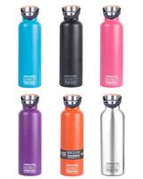 Travel Drink Bottle Vacuum Insulated 750 ml : Stainless Steel : 360 Degrees