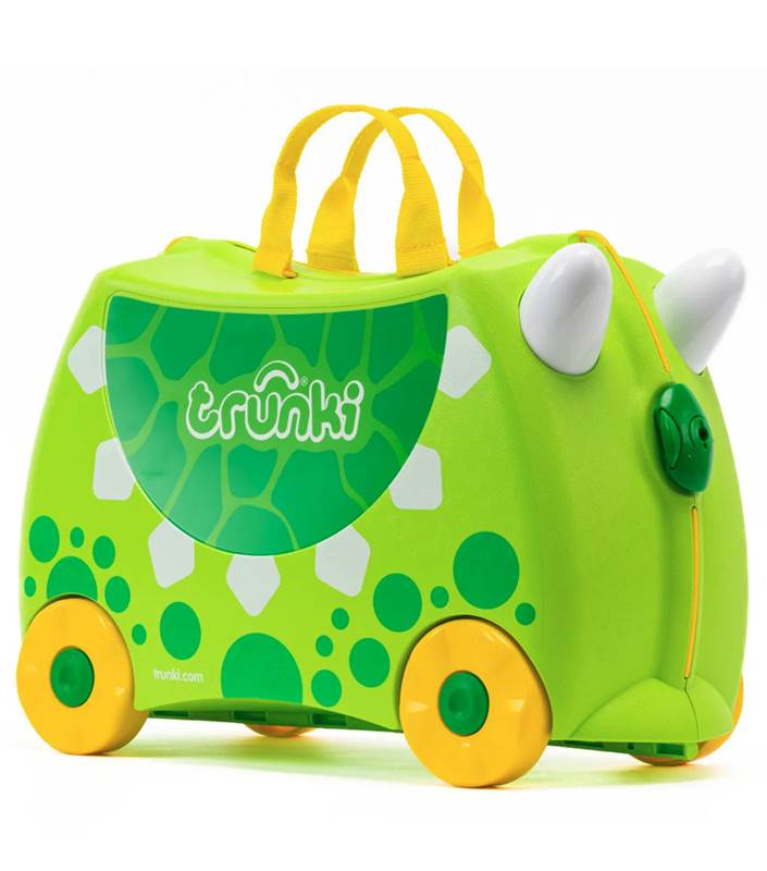 Trunki Dudley the Dinosaur - Ride on Suitcase / Carry-on Bag