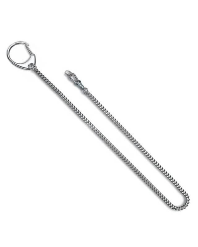 Victorinox Metal Chain 40 cm polished, 1.2mm Chrome Plated Snap-Hook and Snap-Ring