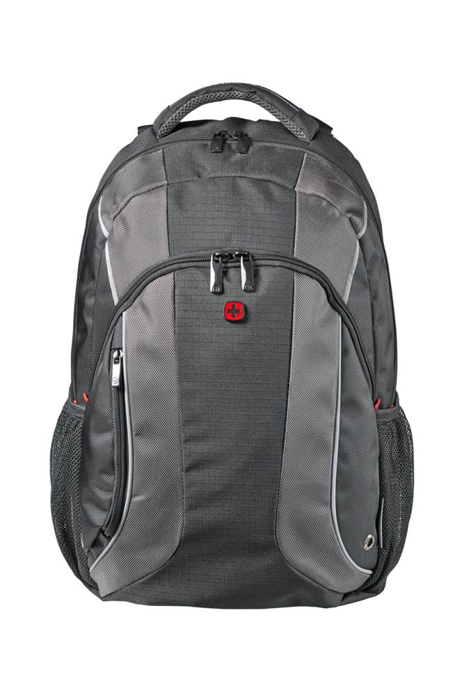 Wenger Mercury Essential 16” Laptop Backpack - Grey/Black by Wenger ...